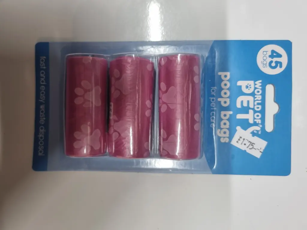 Pink Dog Poop Bags