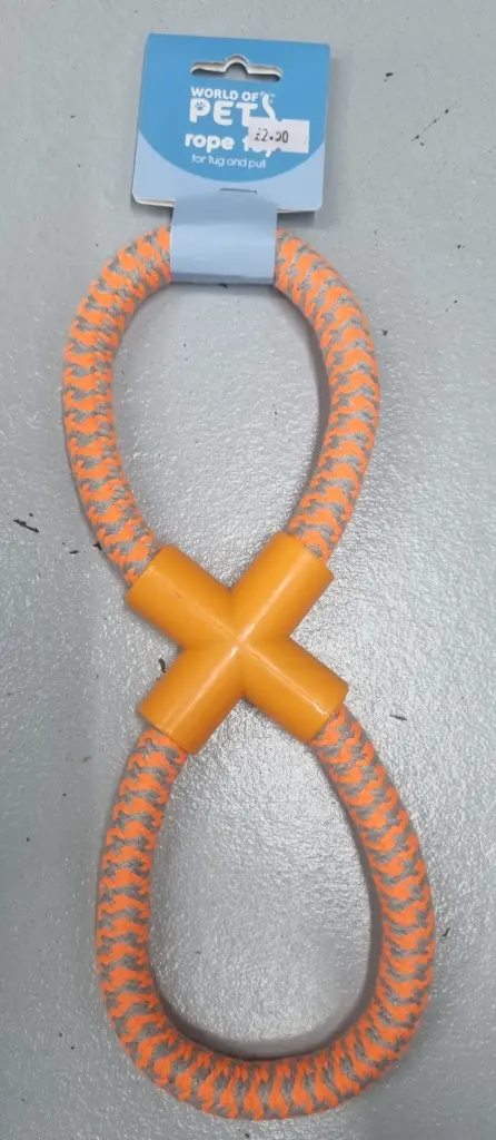 Orange Dog Rope Toy
