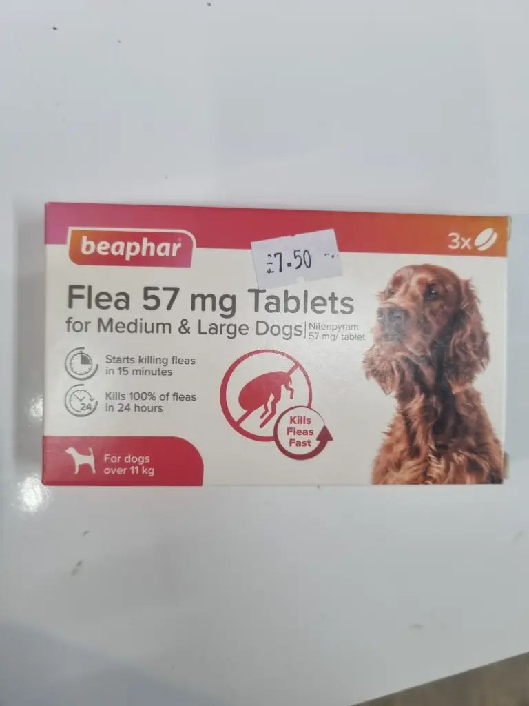 Flea 57mg Tablets (Medium and Large Dogs)