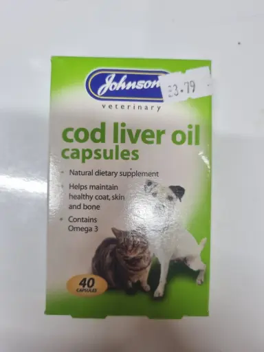 Johnson's Cod Liver Oil Capsules (Pack of 40)