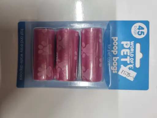 Pink Dog Poop Bags
